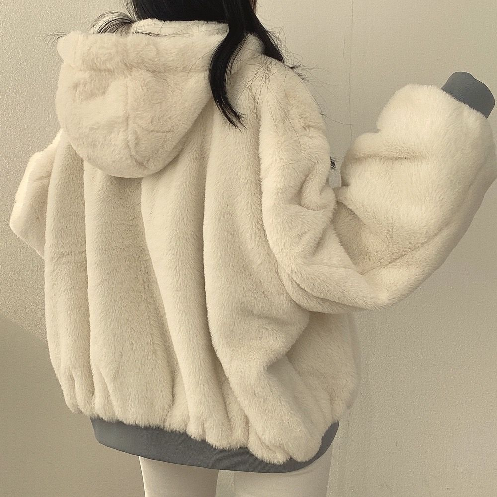 Damska Dwustronna Kurtka | Oversize Zimowa