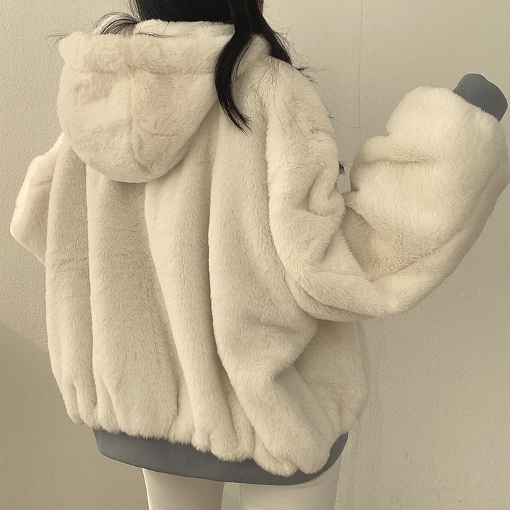 Damska Dwustronna Kurtka | Oversize Zimowa