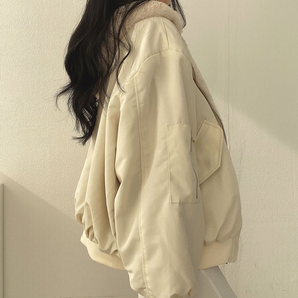 Damska Dwustronna Kurtka | Oversize Zimowa