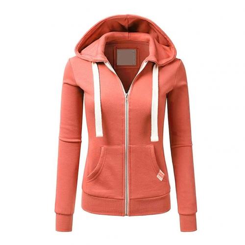 Bluza | Kobiety Rozpinana Bluza Z Kapturem