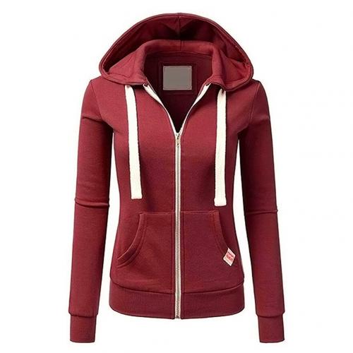Bluza | Kobiety Rozpinana Bluza Z Kapturem